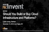 (ENT312) Should You Build or Buy Cloud Infrastructure and Platforms? | AWS re:Invent 2014