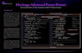 Hovitaga Advanced Pretty Printer - overview