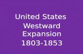 Westward Expansion and Sectionalism