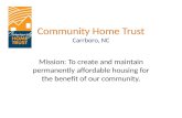 Community Home Trust presentation to EDPP Committee