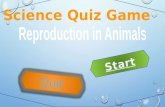 Quiz on reproduction in Animals