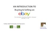 Introduction to Buying and Selling on eBay  -  Open Day, Life Station, Pontypool, Torfaen