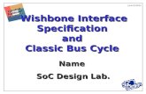 Wishbone interface and bus cycles