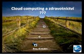 Cloud computing a zdravotnictví