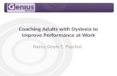 Using coaching to improve dyslexia in the workplace