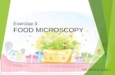 Food microscopy in food analysis