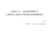 Unit 5   assembly language programming