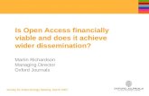 Is Open Access financially viable and does it achieve wider ...