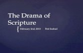 Drama of scripture