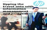 Upping the travel ante with information management and analytics