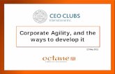 Corporate agility in a white water world
