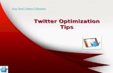 Twitter optimization tips