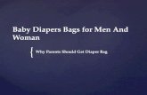 Baby diapers bags
