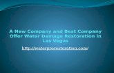 Information About Water Pro Restoration in Las Vegas