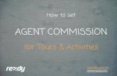 How to Set Agent Commission for Tours & Activities