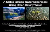 Tracer Experiment using Hetch-Hetchy Water