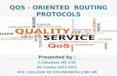 Qo s   oriented  distributed routing  protocols : anna university 2nd review ppt