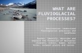 What are fluvioglacial processes?