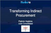 Patrick Hopkins, Coca Cola Bottling Procurement Director on How Coke Streamlined Procurement Process