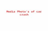 Media photo’s of car crash