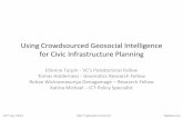 Using crowdsourced geosocial intelligence for civic infrastructure planning