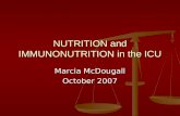 Nutrition and Immunonutrition in ICU