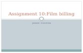 Assignment 10 : Film Billing