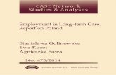 CASE Network Studies and Analyses 473 - Employment in Long-term Care. Report on Poland