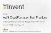 (APP304) AWS CloudFormation Best Practices | AWS re:Invent 2014