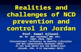Realities and challenges of NCD prevention and control in Jordan