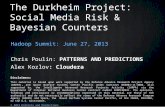Durkheim Project: Social Media Risk & Bayesian Counters