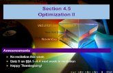 Lesson 22: Optimization II (Section 041 slides)