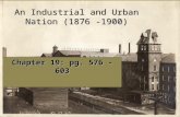 An Industrial And Urban Nation (1876