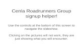 Roadrunners Group Email Only Signup Helpr