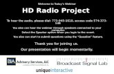 HD Radio Electronic Program Guide Webinar