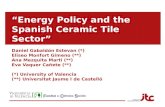 Energy Policy and the Spanish Ceramic Tile Sector
