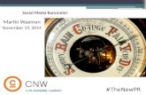 Social Media Barometer for CNW's The New PR