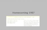 Homecoming 1987