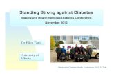 Standing Strong Against Diabetes: Maskwacis Health Services Diabetes Conference, November 2012