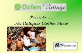 Oxfam Vintage presentation