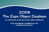 ZODB, the Zope Object Database (May 2003)