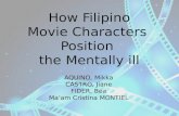 How filipino movie characters position the mentally ill