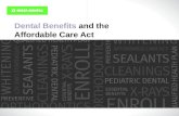 Dental benefits and the affordable care act