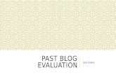 Past Blog Evaluation