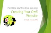 How to Promote Your Childcare Business and Build Your Own Website