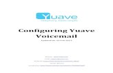 Configuring Yuave Voicemail (With Voicemail Builder)