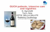 guch patients, intensive care and registries