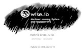 Wise.io: A Machine-Learning Platform (PyData SV 2013)