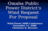 Omaha Public Power District's Current Wind RFP