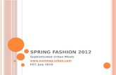 Spring fashion 2012
